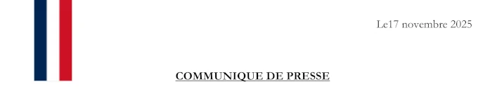 Communiqué de presse